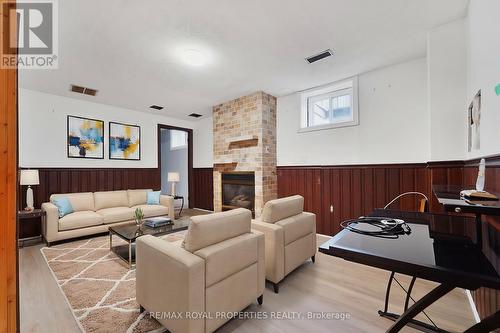 1 Halam Avenue, Hamilton, ON - Indoor With Fireplace