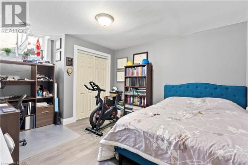 Bedroom featuring light hardwood / wood-style floors and a closet - 466 Normanton Street, Port Elgin, ON - Indoor Photo Showing Bedroom