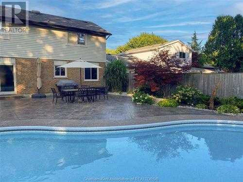 39 Holland Avenue, Chatham, ON - Outdoor With In Ground Pool With Deck Patio Veranda