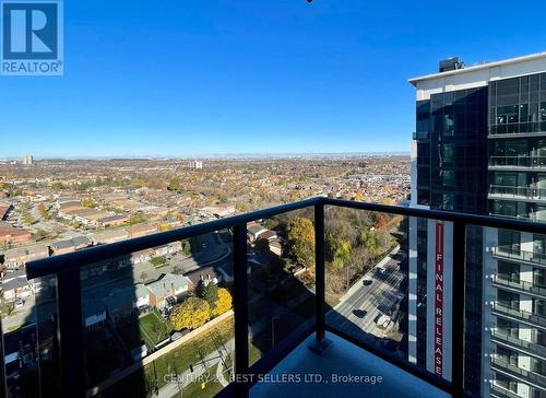 1906 - 202 Burnhamthorpe Road E, Mississauga, ON - Outdoor With Balcony With View