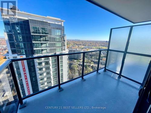 1906 - 202 Burnhamthorpe Road E, Mississauga, ON - Outdoor With Balcony With View With Exterior