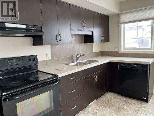 32 4533 Delhaye Way, Regina, SK - Indoor Photo Showing Kitchen With Double Sink