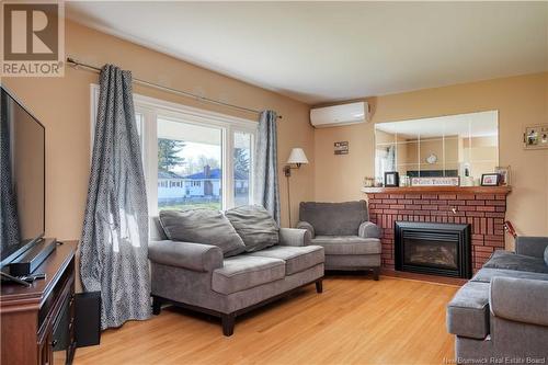 45 Lindsay Street, Riverview, NB - Indoor Photo Showing Living Room With Fireplace