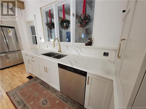 59 Boyd, Salisbury, NB - Indoor Photo Showing Kitchen With Double Sink