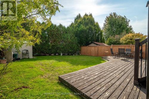 128 Riley Street, Hamilton, ON - Outdoor With Deck Patio Veranda With Backyard