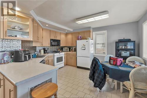 2161 Dominion, Windsor, ON - Indoor Photo Showing Kitchen With Double Sink