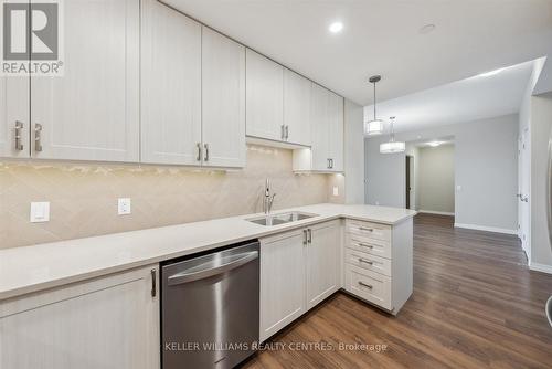 202 - 460 William Graham Drive, Aurora, ON - Indoor Photo Showing Kitchen With Double Sink