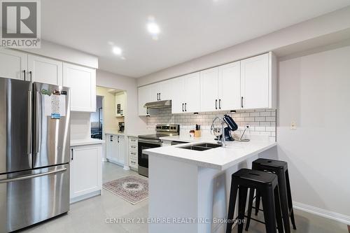 45 - 2 Clay Brick Court, Brampton, ON - Indoor Photo Showing Kitchen With Double Sink With Upgraded Kitchen