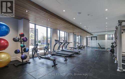 702 - 21 Park Street E, Mississauga, ON - Indoor Photo Showing Gym Room