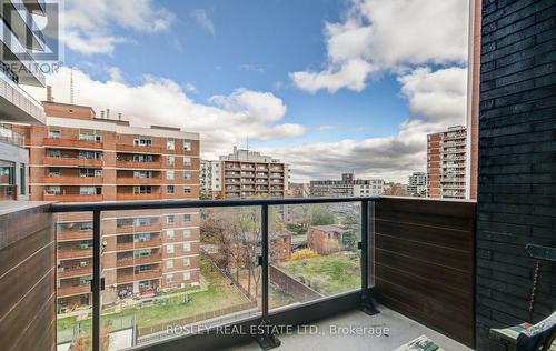 702 - 21 Park Street E, Mississauga, ON - Outdoor With Balcony