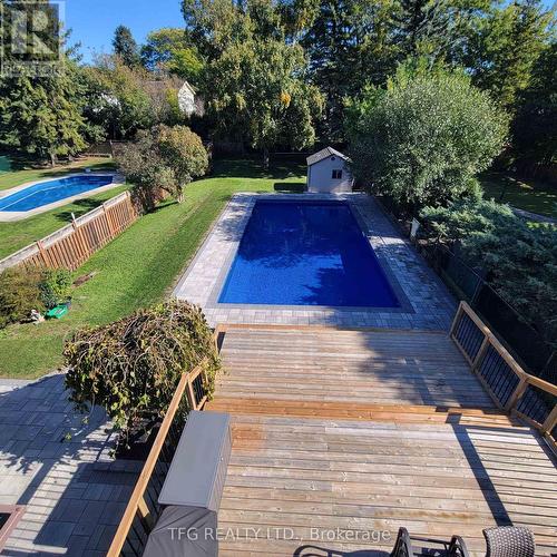 129 Bell Drive, Whitby (Lynde Creek), ON - Outdoor With In Ground Pool