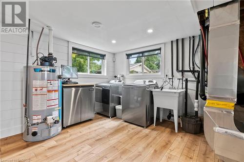 Lower Level Laundry Area - 98 North Shore Road, Port Elgin, ON - Indoor Photo Showing Laundry Room