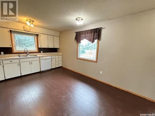 342 Howard Street, Drake, SK - Indoor Photo Showing Kitchen With Double Sink