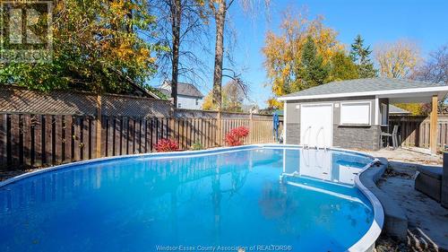 74 Walker Drive, Kingsville, ON - Outdoor With Above Ground Pool With Backyard