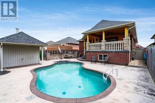 169 Branton Crescent, Tecumseh, ON - Outdoor With In Ground Pool With Deck Patio Veranda