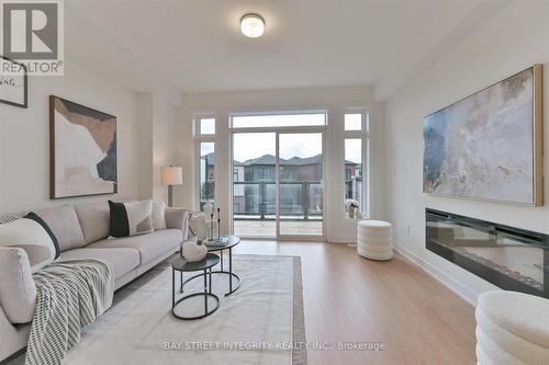 1820 Donald Cousens Parkway, Markham, ON - Indoor Photo Showing Living Room With Fireplace