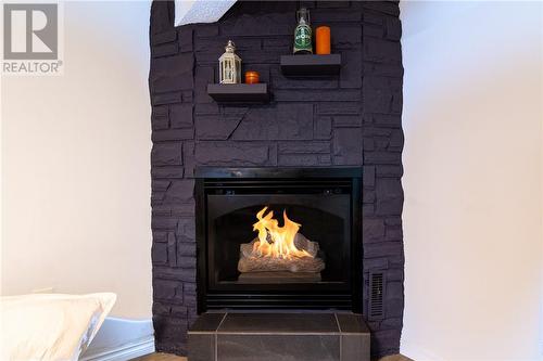 190 Ridgemount Avenue, Greater Sudbury, ON - Indoor Photo Showing Living Room With Fireplace