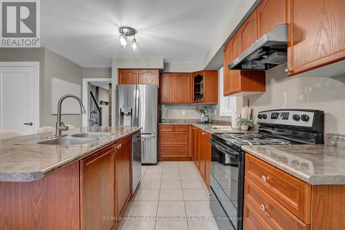 75 Ashbury Boulevard, Ajax, ON - Indoor Photo Showing Kitchen With Double Sink