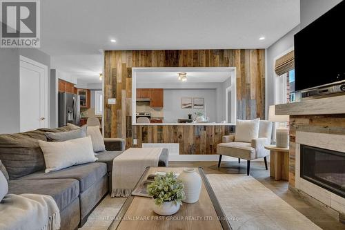 75 Ashbury Boulevard, Ajax, ON - Indoor Photo Showing Living Room With Fireplace