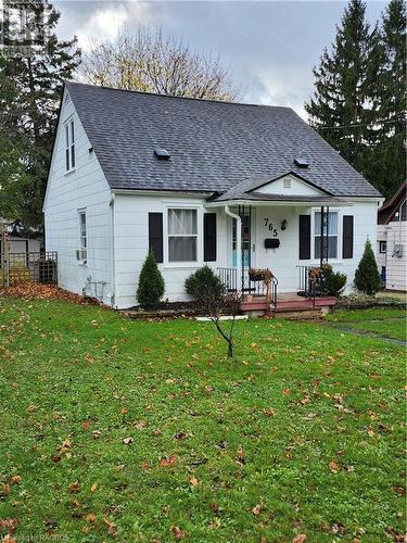 View of front facade with a front lawn and a porch - 765 7Th Street A E, Owen Sound, ON - Outdoor With Deck Patio Veranda