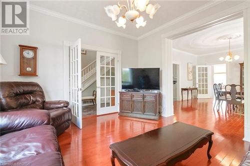 Living Room, Hardwood Floor, 9 ft Ceilings. - 125 Concession 10, Saugeen Shores, ON - Indoor Photo Showing Living Room