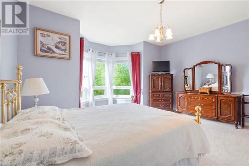 Large Primary Bedroom w/Ample Space For Full Bedroom Suite, 9 ft Ceilings. - 125 Concession 10, Saugeen Shores, ON - Indoor Photo Showing Bedroom