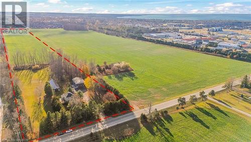 Almost 25 acres (24.98 acres) Total. Approximate Boundary Line Tracing is For Illustrative Purposes Only. - 125 Concession 10, Saugeen Shores, ON - Outdoor With View