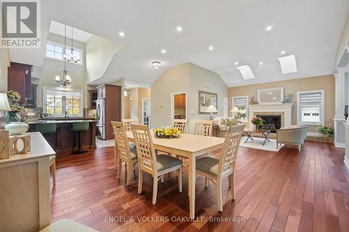 44 Stoneridge Crescent, Niagara-On-The-Lake (St. Davids), ON - Indoor Photo Showing Dining Room With Fireplace