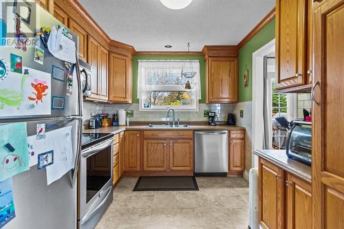 6 Holden Street, Mount Pearl, NL - Indoor Photo Showing Kitchen With Double Sink