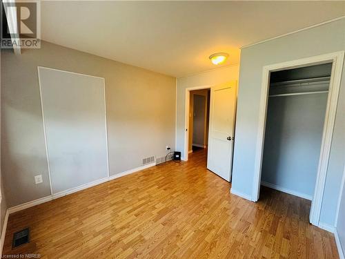 Unfurnished bedroom with light wood-type flooring and a closet - 49 Beaver Crescent, North Bay, ON - Indoor Photo Showing Other Room