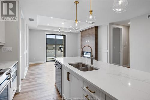 1855 Wyoming Unit# 103, Lasalle, ON - Indoor Photo Showing Kitchen With Double Sink With Upgraded Kitchen