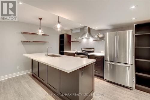 149 Amy Wood Road, Vaughan, ON - Indoor Photo Showing Kitchen With Double Sink