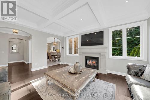 364 Poetry Drive, Vaughan, ON - Indoor Photo Showing Living Room With Fireplace