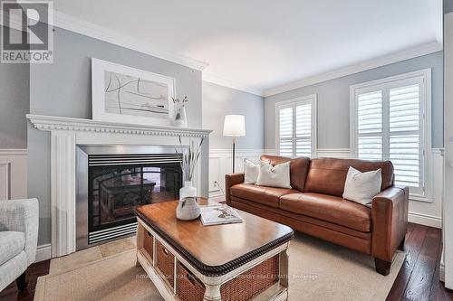 444 Lincoln Gate, Oakville, ON - Indoor Photo Showing Living Room With Fireplace