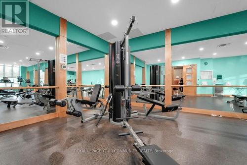 1122 - 18 Mondeo Drive, Toronto, ON - Indoor Photo Showing Gym Room