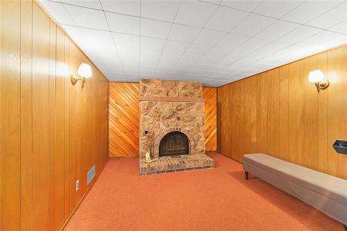 657 Prince Rupert Avenue, Winnipeg, MB - Indoor Photo Showing Other Room With Fireplace