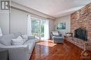 68 Ramsgate, Ottawa, ON  - Indoor Photo Showing Living Room With Fireplace 