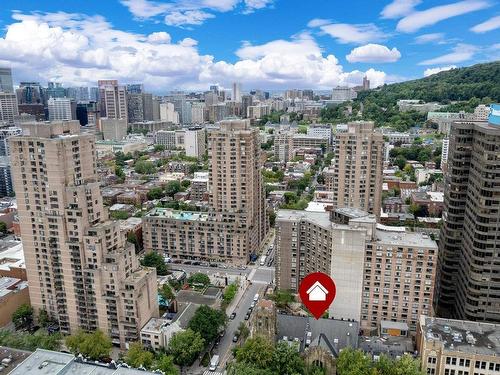 Aerial photo - 304-3640 Rue Jeanne-Mance, Montréal (Le Plateau-Mont-Royal), QC - Outdoor With View