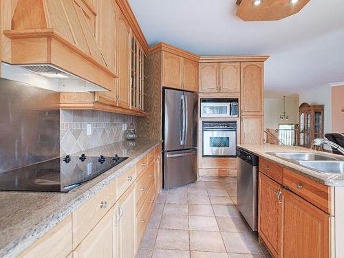 Cuisine - 16 Rue Duquette, Repentigny (Repentigny), QC - Indoor Photo Showing Kitchen With Double Sink