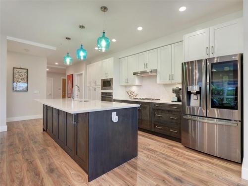 103-747 Travino Lane, Saanich, BC - Indoor Photo Showing Kitchen With Upgraded Kitchen