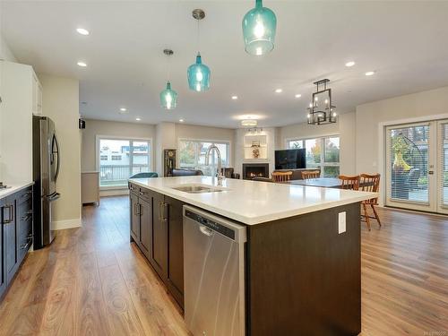 103-747 Travino Lane, Saanich, BC - Indoor Photo Showing Kitchen With Upgraded Kitchen