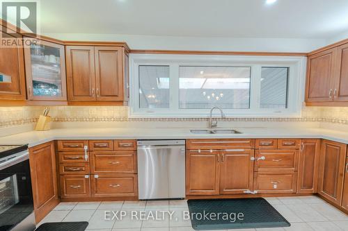 Upper - 14 Summerglade Drive, Toronto, ON - Indoor Photo Showing Kitchen With Double Sink