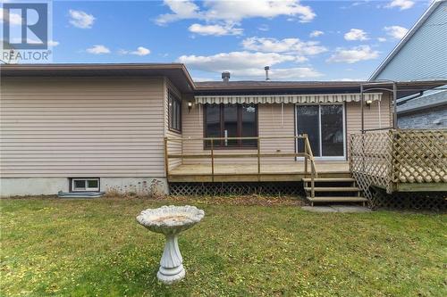 Back view of the home - 118 Beley Street, Brockville, ON - Outdoor With Deck Patio Veranda