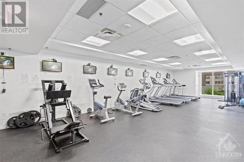 242 Rideau Street Unit#2409, Ottawa, ON - Indoor Photo Showing Gym Room