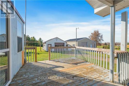 2120 Valley Street, North Stormont, ON - Outdoor With Deck Patio Veranda With Exterior