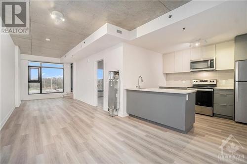 1354 Carling A Avenue Unit#611, Ottawa, ON - Indoor Photo Showing Kitchen With Stainless Steel Kitchen