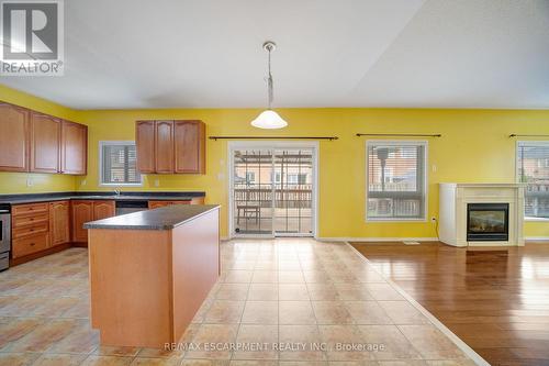 31 Peacock Crescent, Ajax, ON - Indoor Photo Showing Kitchen With Fireplace