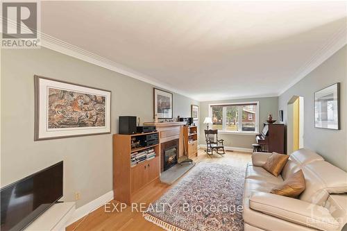 278 Bayswater Avenue, Ottawa, ON - Indoor Photo Showing Living Room With Fireplace