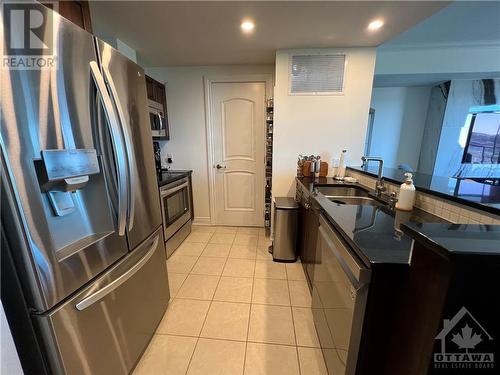 100 Inlet Private Unit#1406, Ottawa, ON - Indoor Photo Showing Kitchen With Double Sink