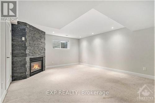 1304 Avenue P Avenue, Ottawa, ON - Indoor With Fireplace